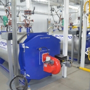 Блочно-модульная водогрейная котельная общей мощностью 0,8 МВт с контуром горячего водоснабжения