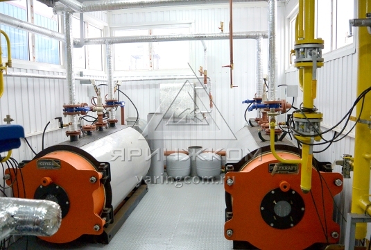 Блочно-модульная водогрейная котельная, установленной теплопроизводительностью 0,3 МВт