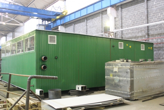 Блочно-модульная котельная для отопления административных и производственных зданий