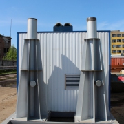 Блочно-модульная котельная для отопления и ГВС спортивного комплекса