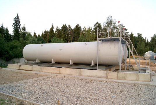Типовое решение наземного одностенного резервуара РГЦ объемом от 40 до 60 м³
