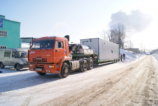 Типовое решение передвижной (аварийной) котельной 2,4 МВт